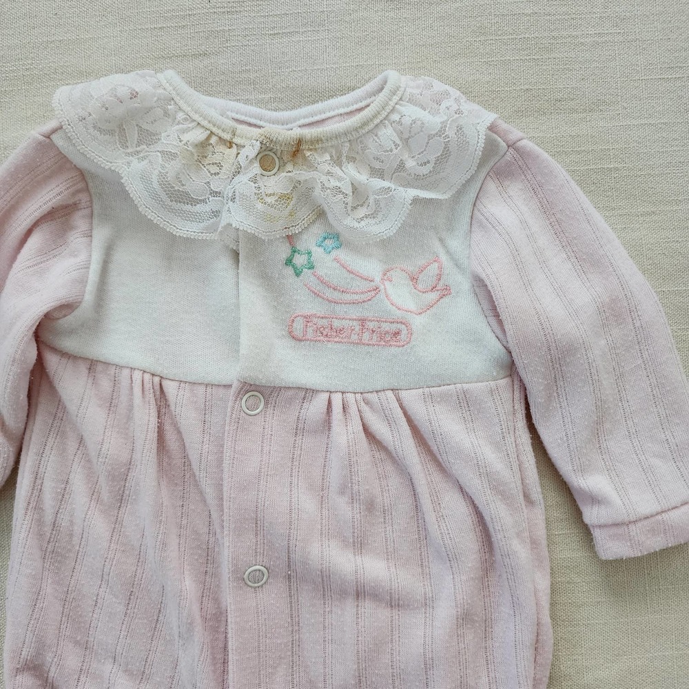 Vintage Fisher Price Pink PJs 0-3 months